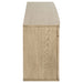 Kailani 4-door Cane Sideboard Buffet Cabinet Beige Oak