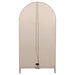 Kailani 4-Door Cane Dining Vitrine Display Cabinet Beige Oak