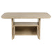 Kailani 7-piece Wood Counter Height Dining Set Beige Oak