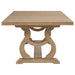 Brockway 104-inch Extension Leaf Dining Table Barley Brown