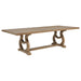 Brockway 5-piece Extension Leaf Dining Set Barley Brown