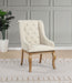 Brockway Upholstered Arm Chair Barley Brown (Set of 2)