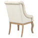 Brockway Upholstered Arm Chair Barley Brown (Set of 2)