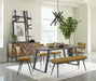 Misty Leather Upholstered Dining Side Chair Camel (Set of 2)