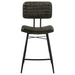 Partridge Leather Counter Chair Antique Espresso (Set of 2)