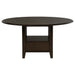 Twyla 5-piece 60-inch Round Wood Dining Table Set Dark Cocoa