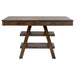 Dewey 5-piece Rectangular Dining Table Set Walnut