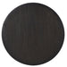Leandro 7-piece Round Dining Table Set Burnished Black