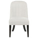 Leandro Upholstered Dining Side Chair Cream (Set of 2)
