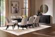 Leandro 2-drawer Dining Sideboard Server Burnished Black