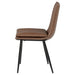 Ortega Upholstered Dining Side Chair Coffee (Set of 2)