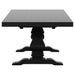 Florence 9-piece 126-inch Extension Dining Table Set Distressed Black