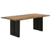 Bradshaw 80-inch Live Edge Wood Dining Table Natural Acacia