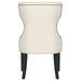 Baney Fabric Upholstered Dining Side Chair Cream and Black