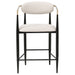 Tina Fabric Upholstered Counter Chair Beige (Set of 2)