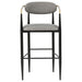 Tina Fabric Upholstered Bar Chair Dark Grey (Set of 2)