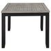 Elodie Rectangular 78-inch Extension Leaf Dining Table Black