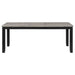 Elodie 7-piece Rectangular Extension Leaf Dining Set Black