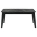 Crestmont 7-piece Extension Leaf Dining Table Set Black