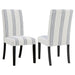 Herran Upholstered Dining Side Chair Beige (Set of 2)