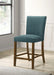 Paxton Upholstered Counter Height Dining Chair Teal Blue (Set of 2)