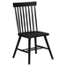 Andrews 5-piece Round Dining Table Set Light Ash and Black