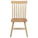Andrews Windsor Spindle Back Dining Side Chair Light Ash (Set of 2)