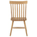 Andrews Windsor Spindle Back Dining Side Chair Light Ash (Set of 2)