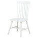 Andrews Windsor Spindle Back Dining Side Chair White (Set of 2)