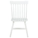 Andrews Windsor Spindle Back Dining Side Chair White (Set of 2)