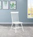 Andrews Windsor Spindle Back Dining Side Chair White (Set of 2)