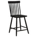 Andrews 5-piece Round Counter Dining Set Light Ash and Black