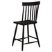 Andrews 5-piece Round Counter Dining Set Light Ash and Black