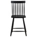 Andrews 5-piece Round Counter Dining Set Light Ash and Black