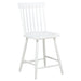 Andrews 5-piece Round Counter Dining Set Light Ash and White