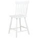 Andrews 5-piece Round Counter Dining Set Light Ash and White