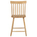 Andrews Windsor Counter Height Dining Side Chair Light Ash (Set of 2)