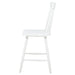 Andrews Windsor Counter Height Dining Side Chair White (Set of 2)