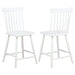Andrews Windsor Counter Height Dining Side Chair White (Set of 2)