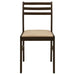 Bucknell 3-piece Round Drop Leaf Dining Table Set Cappuccino
