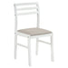 Bucknell 3-piece Round Drop Leaf Dining Table Set White
