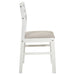 Bucknell 3-piece Round Drop Leaf Dining Table Set White