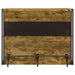 Renaldi 3-shelf Home Bar Wine Cabinet Rustic Nutmeg