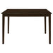 Guillen 5-piece Rectangular Dining Table Set Cappuccino