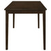 Guillen 5-piece Rectangular Dining Table Set Cappuccino