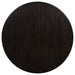Catley 5-piece Round Drop Leaf Dining Table Set Dark Coffee