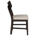 Catley 5-piece Round Drop Leaf Dining Table Set Dark Coffee