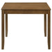Parkwood 5-piece Square Dining Table Set Honey Brown