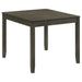 Parkwood 5-piece Square Dining Table Set Charcoal