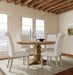 Florence 5-piece Round Dining Table Set Rustic Honey